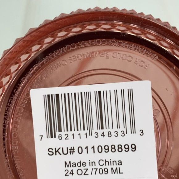 Starbucks Rose Gold Iridescent Studded Tumbler Cup - Picture 4 of 8